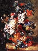 HUYSUM, Jan van Bouquet of Flowers in an Urn sf France oil painting artist